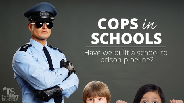 Cop in School