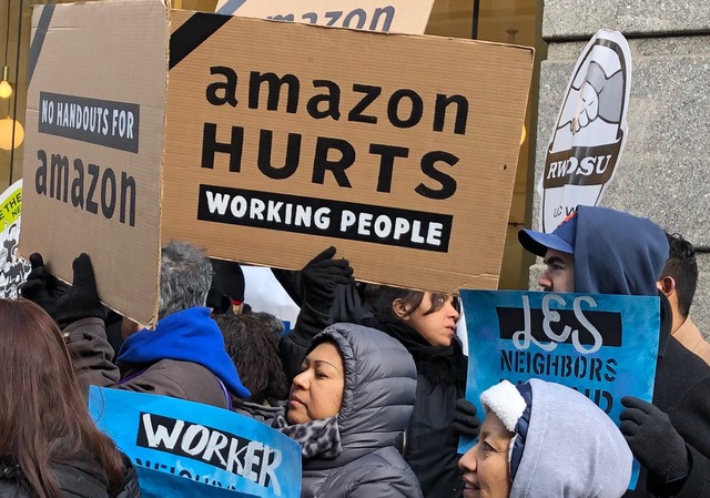 Amazon Hurts Working-
